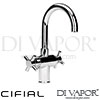 Cifial 31004TB U Techno X300 Mono Basin Mixer Tap Spare Parts